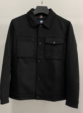 纳wei凯er吊牌价3200+yr622男士秋冬季黑色新款翻领羽绒夹克外套