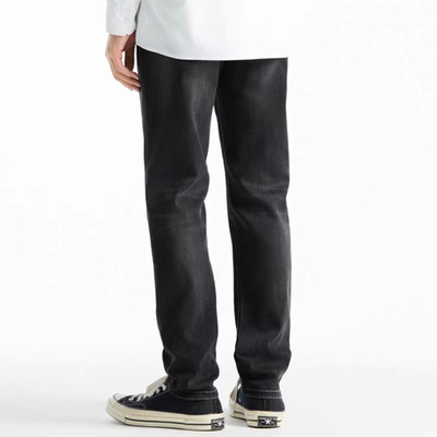 太X鸟春季百搭黑灰色牛仔裤ku565男士简约百搭春款
