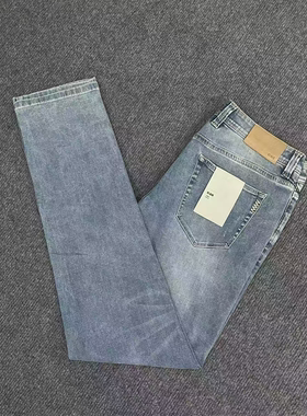 九牧one男士新款KU562男士早春新款蓝色牛仔裤901版型