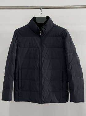 雷di波eryr686男士冬季黑色商务休闲可脱卸内胆羽绒外套