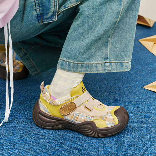 原创小众设计运动休闲大头丑萌鞋