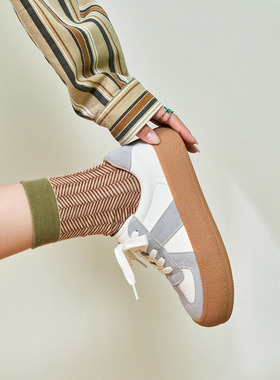 玛速主义 2026新款休闲小白鞋德训鞋女春百搭运动鞋平底板鞋学生