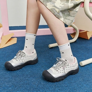 玛速主义2026新款厚底大头丑萌鞋波点百搭休闲运动鞋女春小众设计