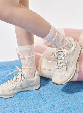 玛速主义2026年春季新款网面透气运动鞋时尚百搭休闲鞋学生单鞋女