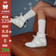 百搭显瘦内增高休闲高帮鞋 星星坡跟鞋 女 新款 玛速主义2026年春季