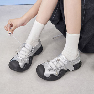 玛速主义2026年夏季新款大头丑萌玛丽珍鞋百搭休闲凉鞋运动单鞋女