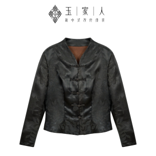 长袖 40姆米重缎香云纱春秋季 上衣一片裙 勐玺 玉家人