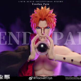 RocketToys 布衣 火影忍者 天道佩恩 战损版 可动手办