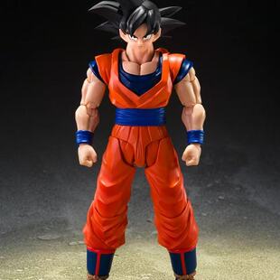 万代 SHF 龙珠Z 善良的赛亚人 孙悟空 黑发悟空 可动手办