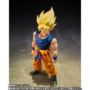 万代 SHF 超级赛亚人孙悟空 愤怒的战士 龙珠 成品可动