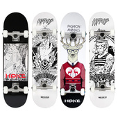 HPKE滑板专业板儿童初学者女生成人双翘板男生青少年四轮滑板车