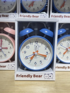 钟意轩学生闹钟强力叫醒儿童学生专用起床神器简约卧室静音时钟表