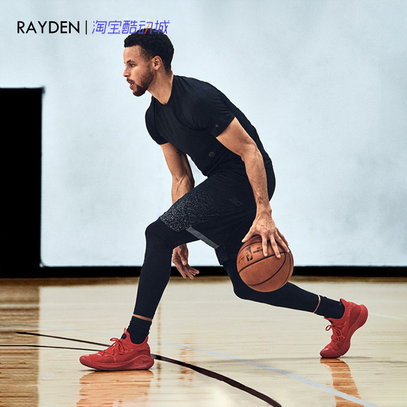 安德玛男训练运动速干紧身长裤