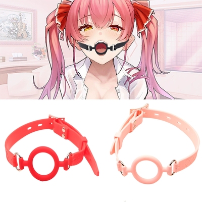 s暗黑朋克张口器流口水教训女朋友训练情侣张嘴可爱角色扮演m硅胶