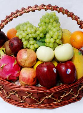 FJ2658平安硕果框架3D红色苹果装饰客厅玄关餐厅超写实挂画壁画布