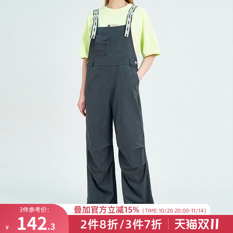 木果果木2025秋季新款慵懒休背带裤