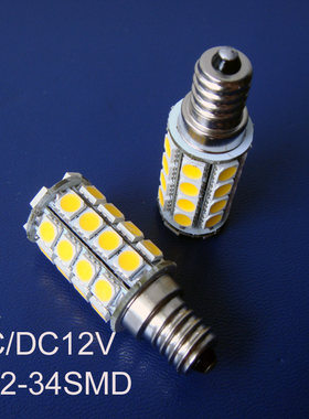 高品质 5050 AC/DC12V 6W E12 LED灯泡 玉米灯 水晶装饰灯 吊顶灯
