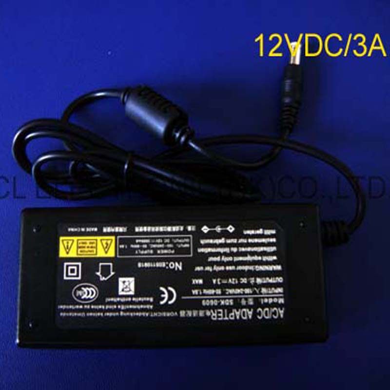 高品质 DC12V 3A LED稳压电源 12VDC 变压器 稳压器 电源适配器