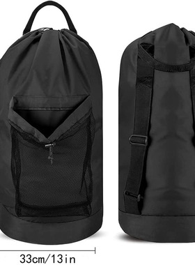 Travel Drawstring Backpack Laundry Bag Portable Wash Bag