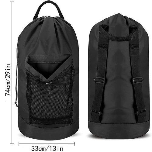 Travel Drawstring Backpack Laundry Bag Portable Wash Bag