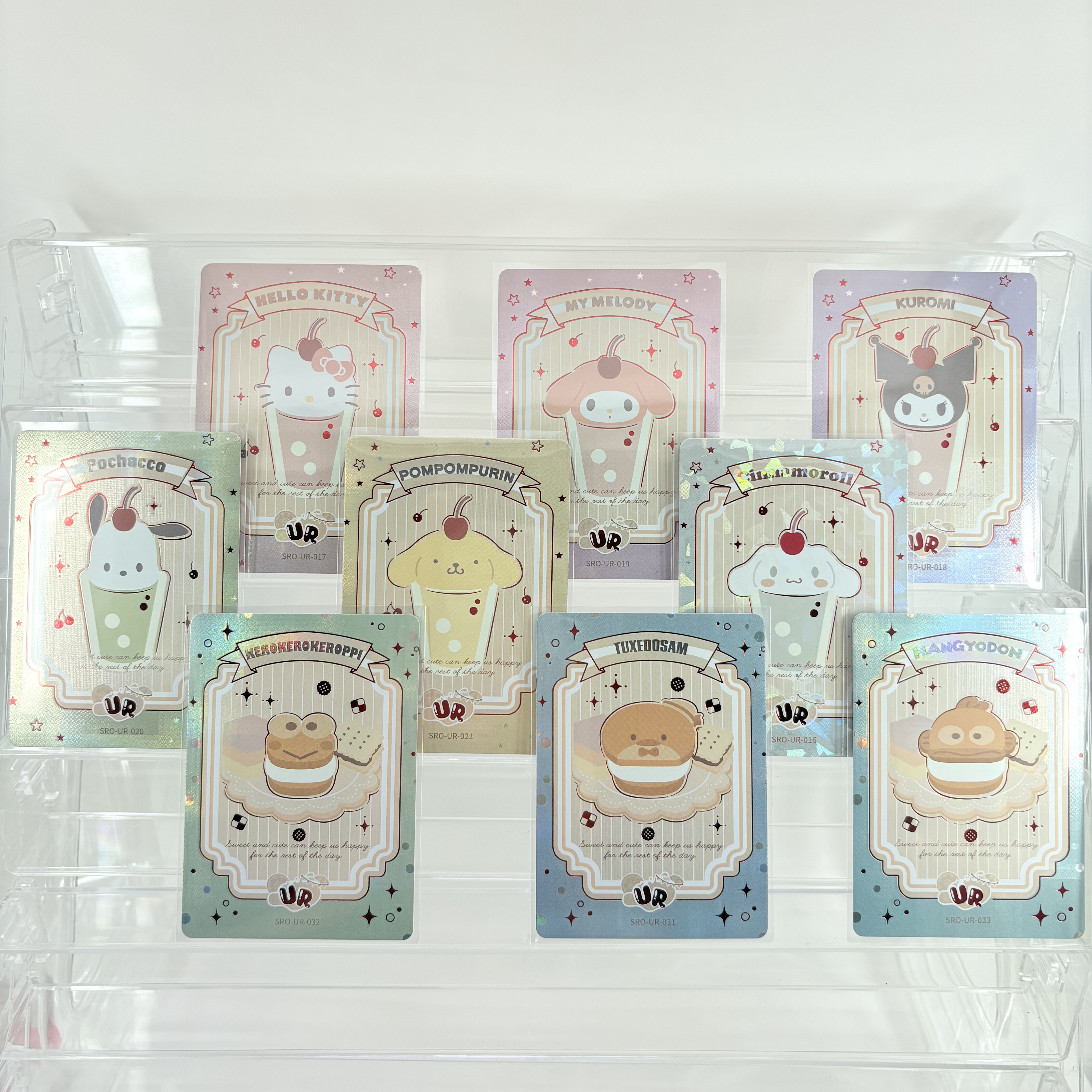 三丽鸥Sanrio收藏卡牌第三弹UR缤纷奶油茶歇全套卡片单卡自选卡位