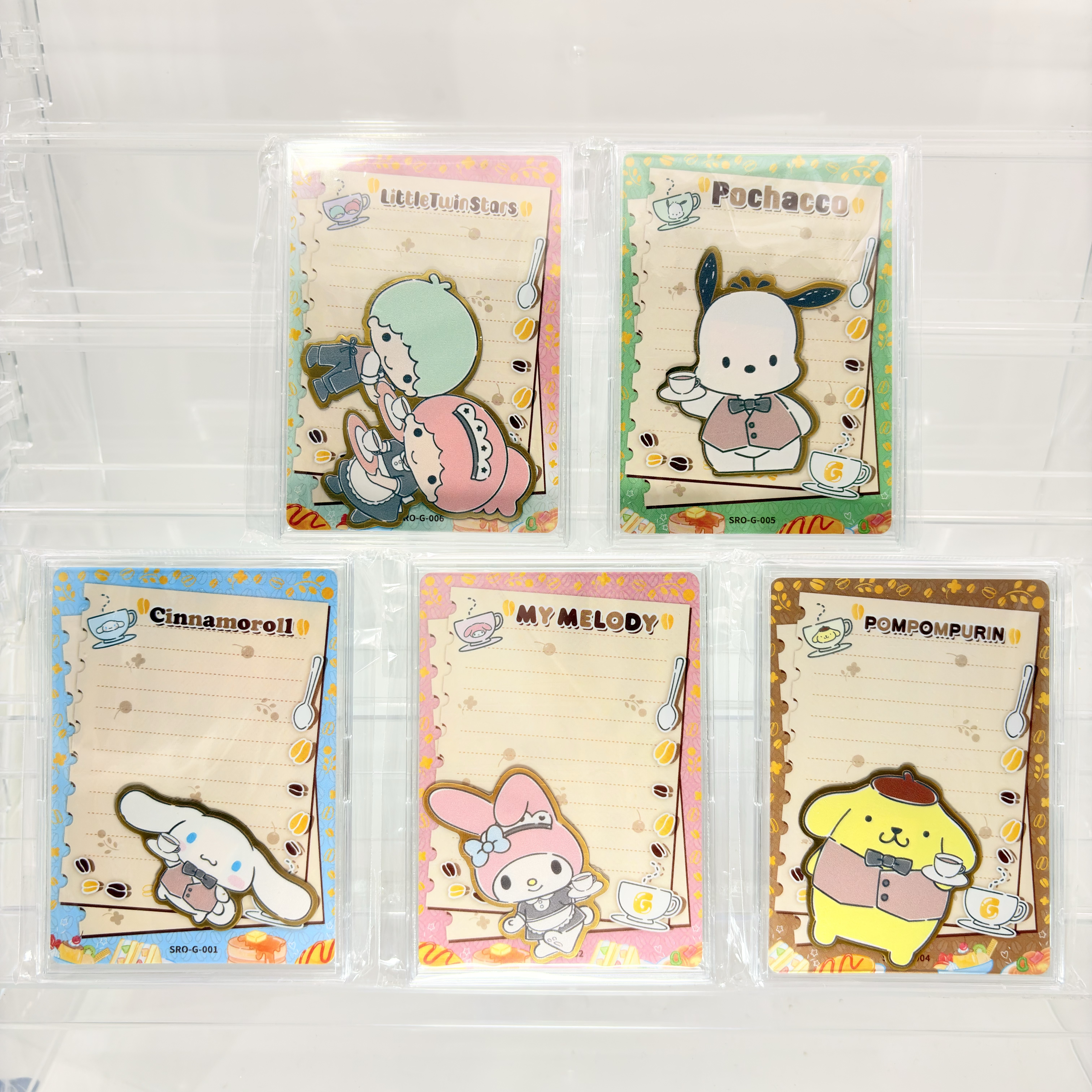 三丽鸥Sanrio收藏卡片足金物料卡0.1g金静电贴第三弹闪耀Star卡牌