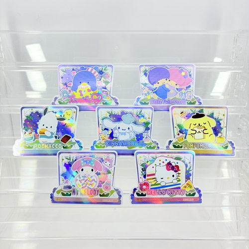 三丽鸥家族野餐卡牌闪卡片双子星帕恰狗玉桂狗美乐蒂布丁狗卡位S2