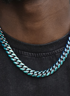 GRGR新款淬火炫彩嘻哈古巴链