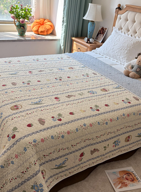 特价纯棉双面全棉床盖单件四季通用夹棉柔软舒适榻榻米150床双人