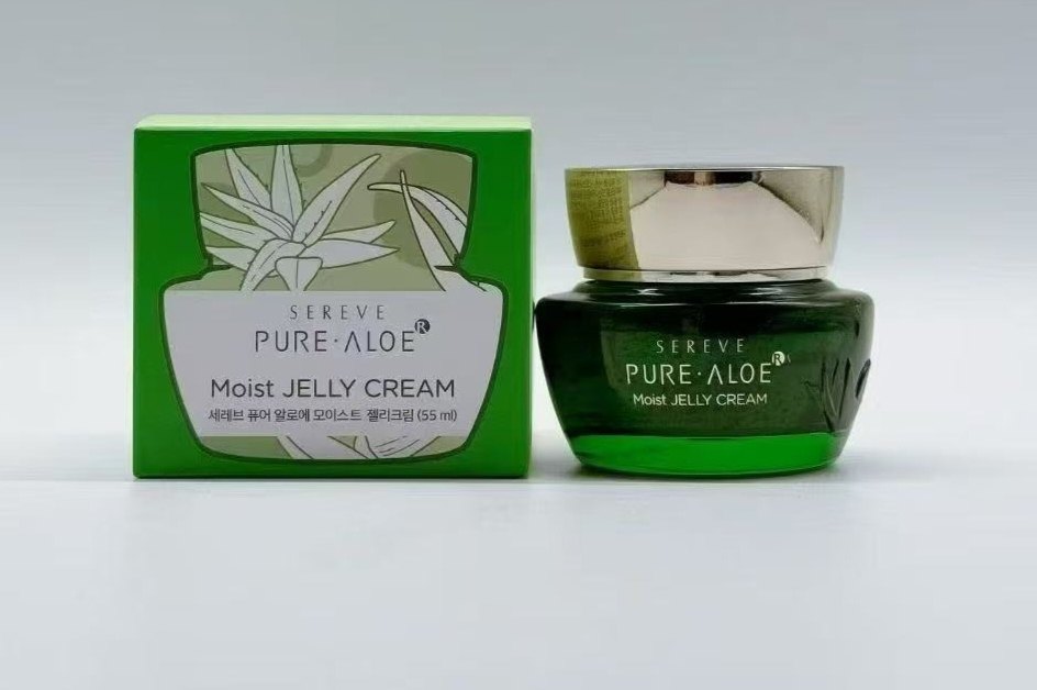 韩国原装正品金正文芦荟啫喱面霜镇定保湿补水敏感肌