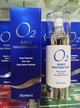韩国原装deoproce O2泡沫深层清洁面膜100g 毛孔护理去除皮脂