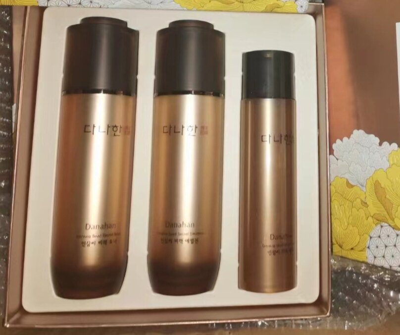 韩国原装所望人参籽水乳套盒两个水一个乳抗皱保湿