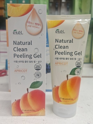 韩国原装忆可ekel去角质啫喱膏杏子深层清洁皮肤镇定去角质