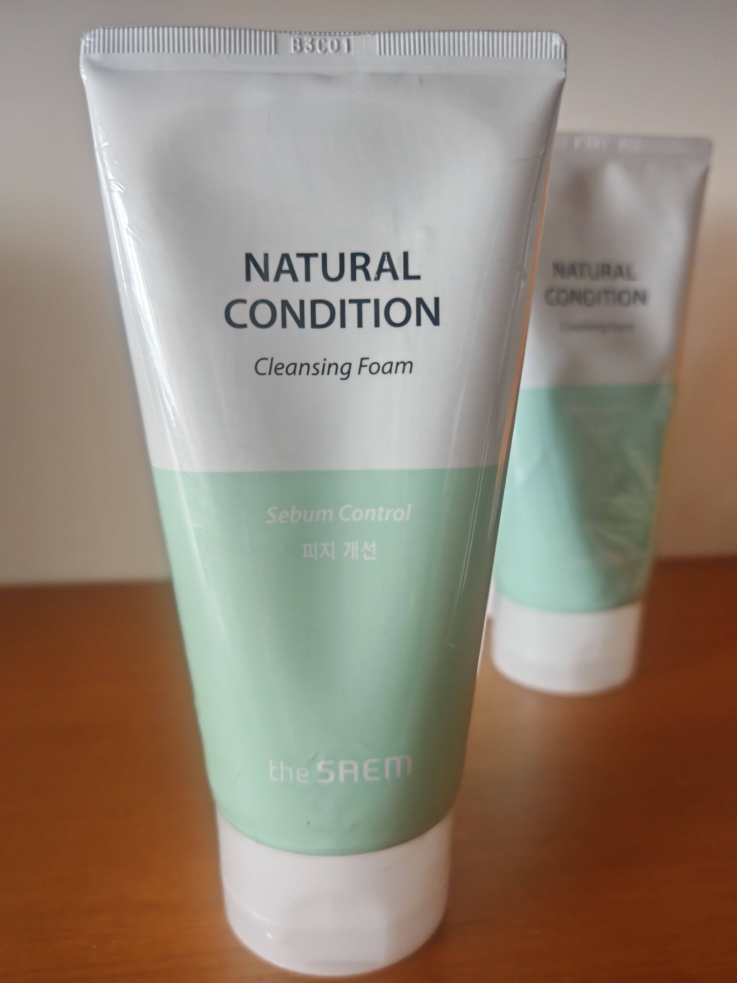 韩国the SAEM(得鲜)Natural Condition天然植物洁面洗面奶150ml
