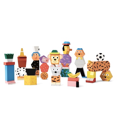 ▲现货 大大儿童商店 AREAWARE Andy Rement 艺术公仔积木