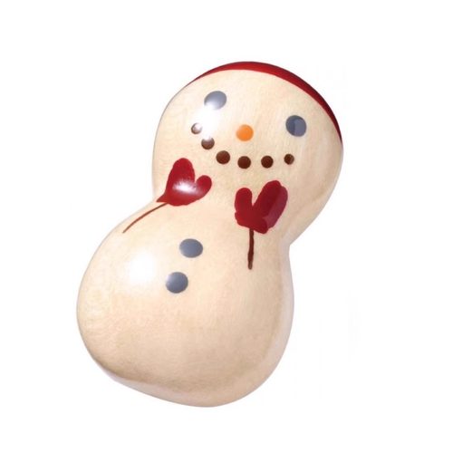 ▲现货 大大儿童商店 日本 POCO 雪人手工木筷子筷架新年节日餐具