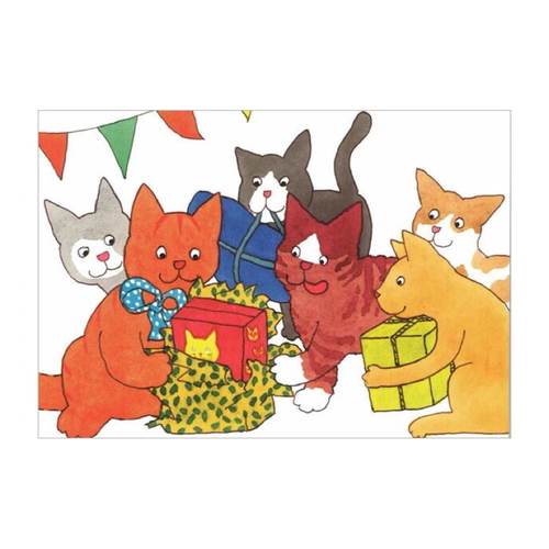 ▲现货 大大儿童商店 Dikkie Dik 荷兰经典绘本小橘猫水彩明信片