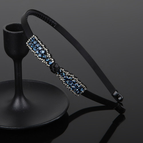 水钻细带齿防滑淑女风压发头箍