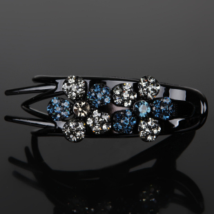 韩式盘头发夹2025新鸭嘴夹后脑勺顶夹优雅妈妈发饰水钻中号抓夹女