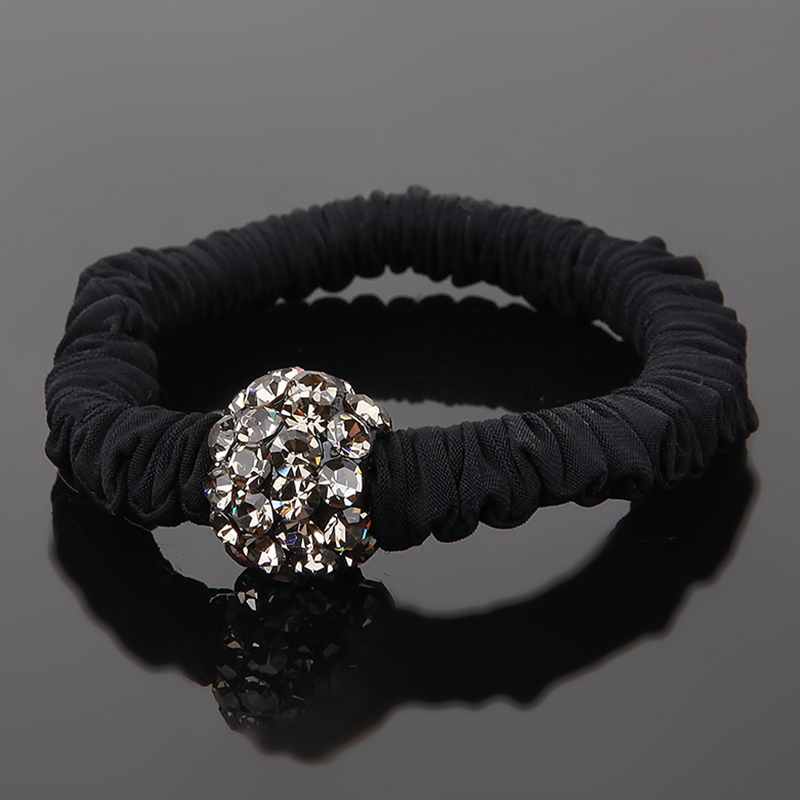 带镶钻束发皮套DIY简约