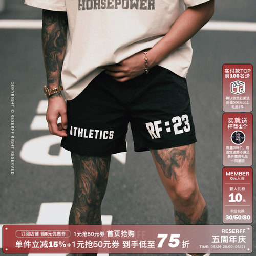 reserff短裤复古美式休闲