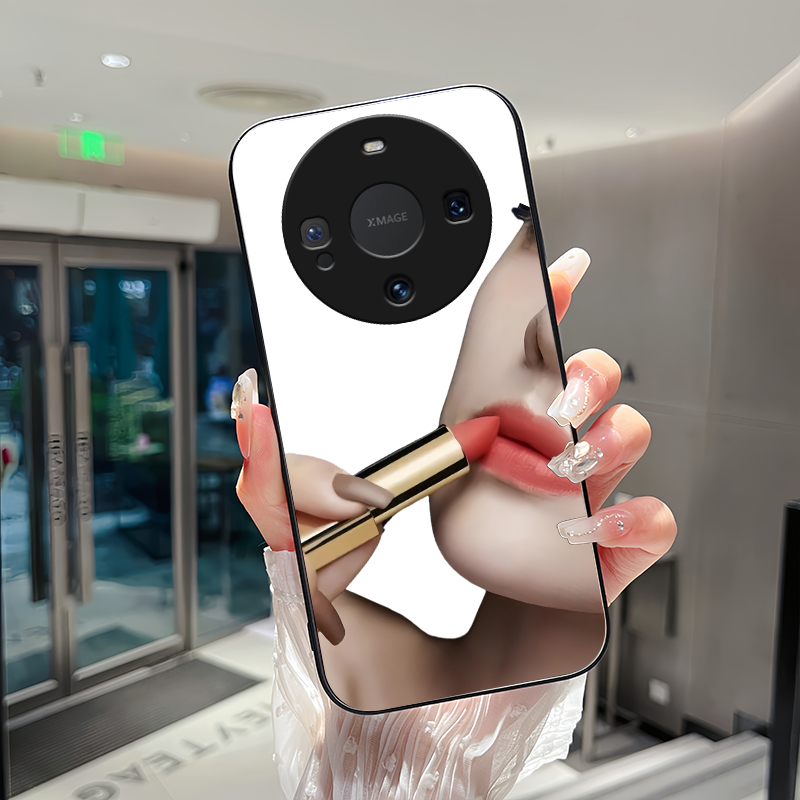 华为mate60手机壳玻璃镜子镜面