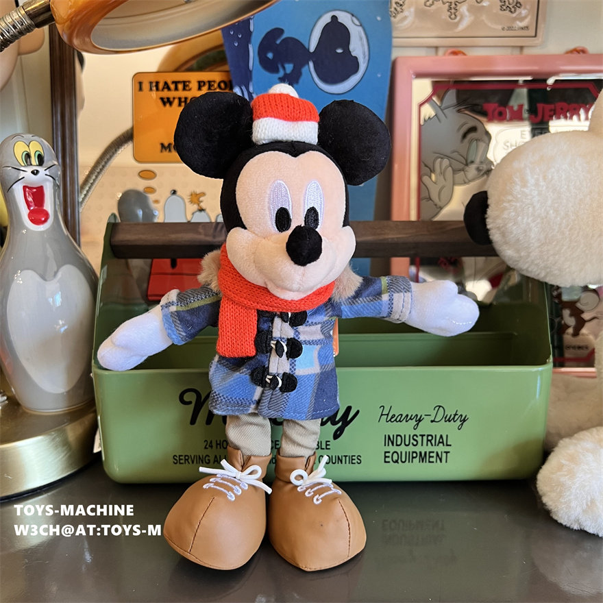 tsm0447jp  日本购回 东京迪士尼 绝版 可摆姿势 米奇 玩偶 现货