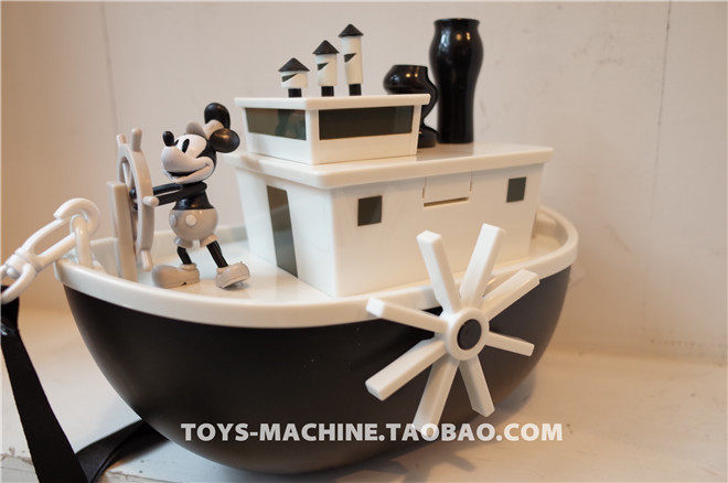 tsm0238jp日本购入 东京迪士尼 米奇90周年限定 威利号汽船爆谷桶