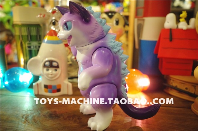 tsm0246jp 日本购回 日本设计师 小夏屋香芋色化猫怪兽 大王猫