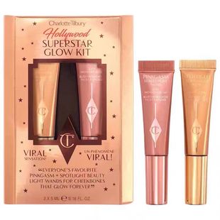 Charlotte Tilbury 迷你星光高光圣诞礼盒 高光5ml+腮红5ml套装