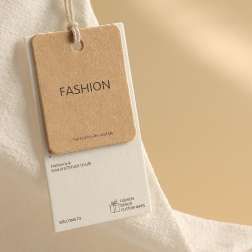 加厚牛皮纸吊牌定制小吊卡定做