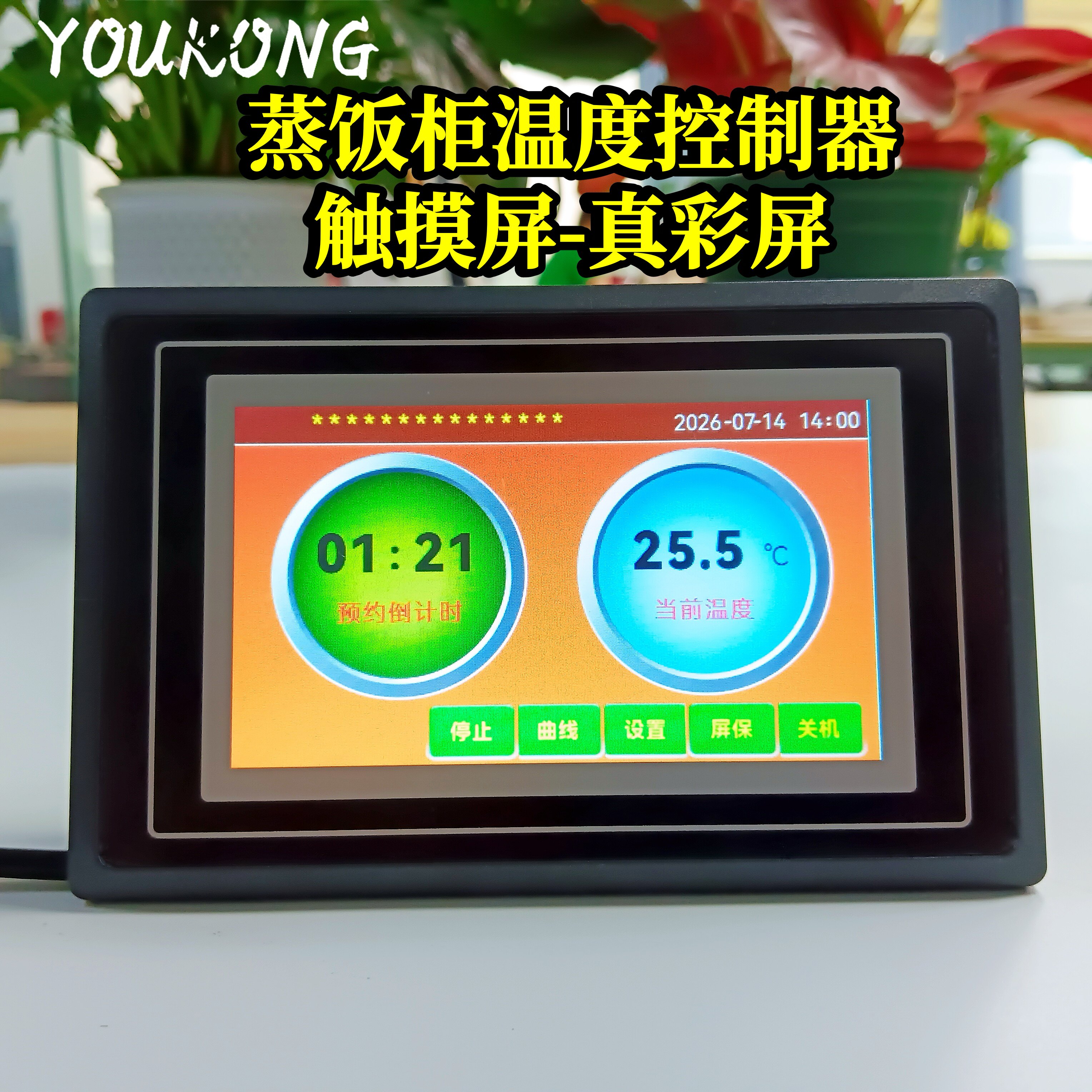 商用蒸饭柜温控器智能煮面炉蒸饭车温控仪水饺炉温度控制器仪表