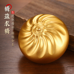 黄铜蒸蒸日上小福包桌面书房装饰品包子桌面摆件成功包伴手礼