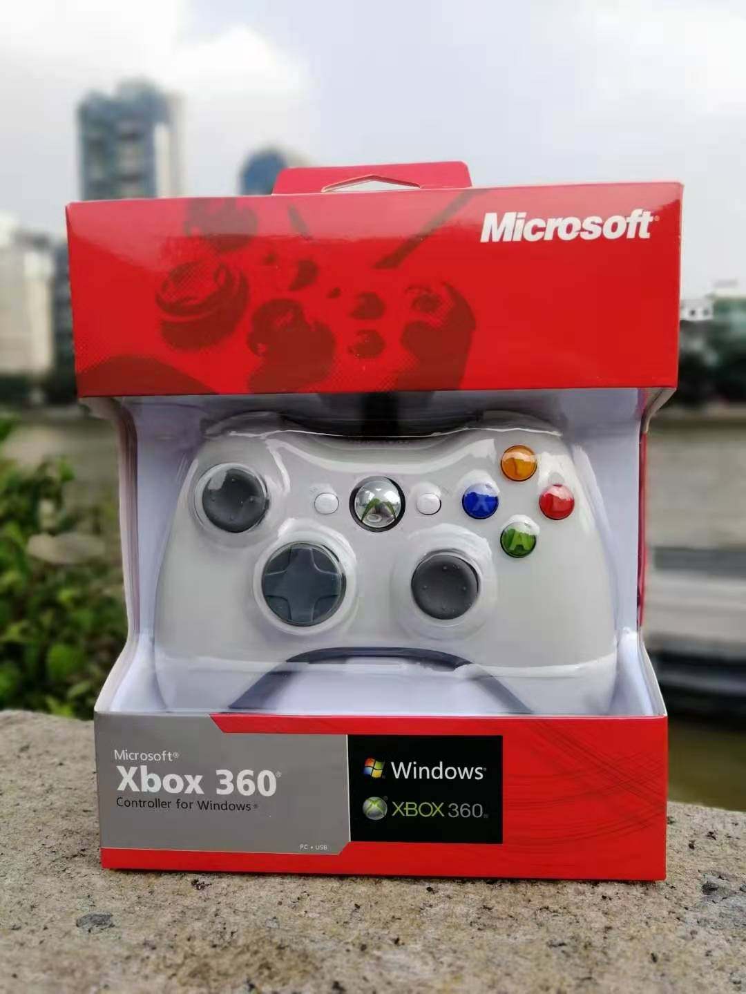 새로운 MICROSOFT XBOX360 게임 컨트롤러 XBOX360 유선 무선 컨트롤러 PC 컴퓨터 진동 기능 포함